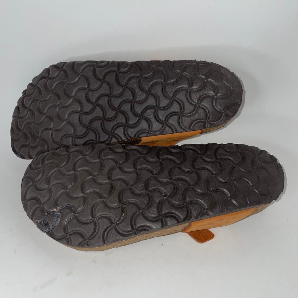 Birkenstock Gizeh Women's Leather Burnt Orange Thong Sandals Size 39 / US 8 - 8 - Picture 8 of 13